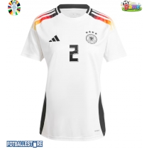 Tyskland Antonio Rudiger #2 Hjemmedrakt Dame EM 2024 Kortermet